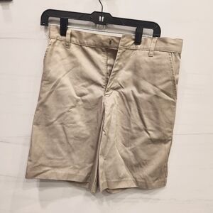 Boys Classic Fit Tan School Uniform Shorts